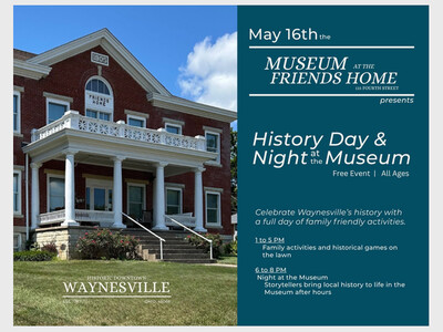 History Day & Night at the Museum at the Museum at the Friends Home in Waynesville 