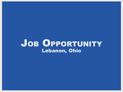 Job Opportunity Lebanon Ohio