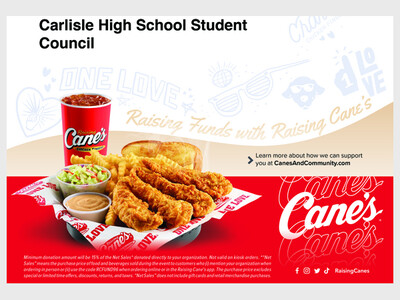 Carlisle High School Student
Council Fundraiser