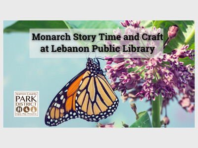 Monarch Story Time and Craft at Lebanon Public Library
