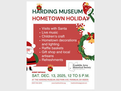 Harding Museum Hometown Holiday Celebration
