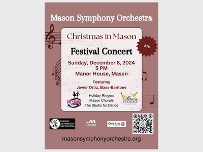 Mason Symphony Orchestra present Christmas in Mason Festival Concert